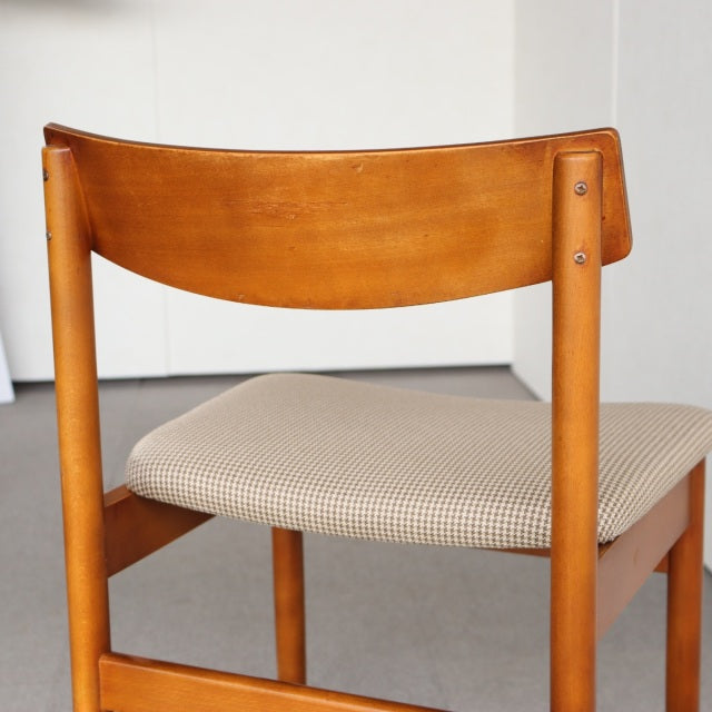VINTAGE TEAK DINING CHAIR ヴィンテージダイニングチェア チーク材　座面張替済　商品番号23187c
