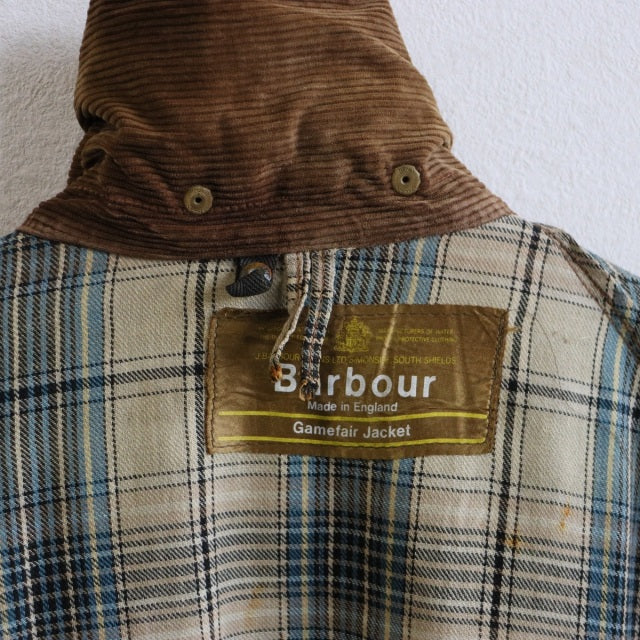 バブアー Barbour GAMEFAIR 1CROWN イエロータグ オイル抜きandクリーニング済み　23088e | 送料込