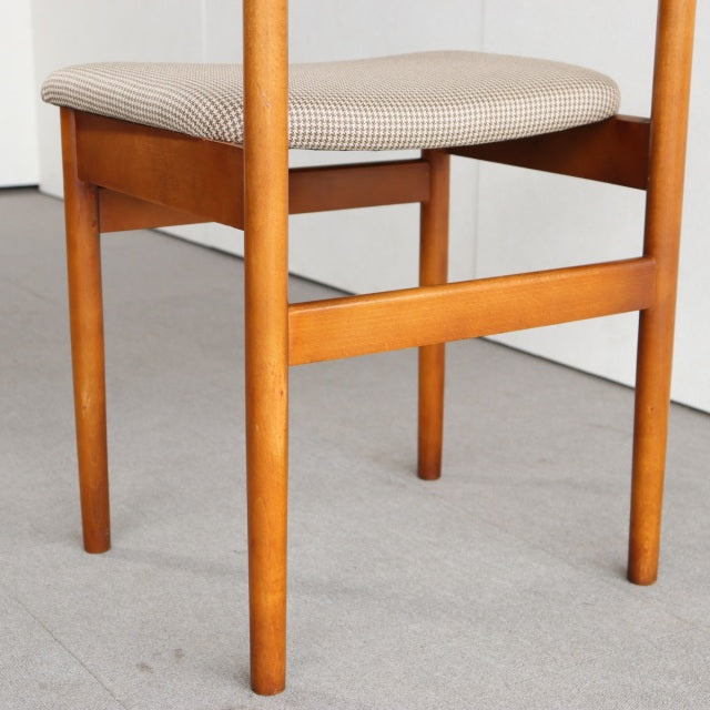 VINTAGE TEAK DINING CHAIR ヴィンテージダイニングチェア チーク材　座面張替済　商品番号23187c