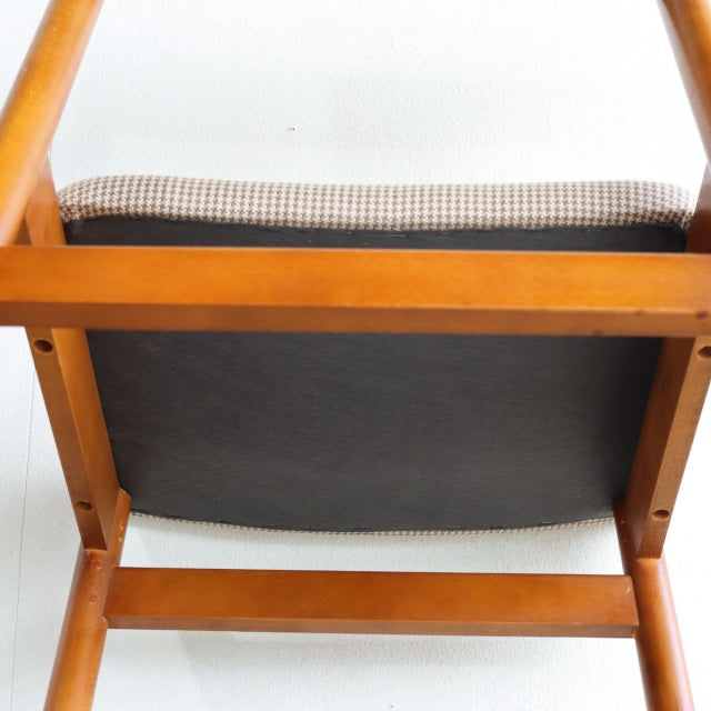 VINTAGE TEAK DINING CHAIR ヴィンテージダイニングチェア チーク材　座面張替済　商品番号23187c