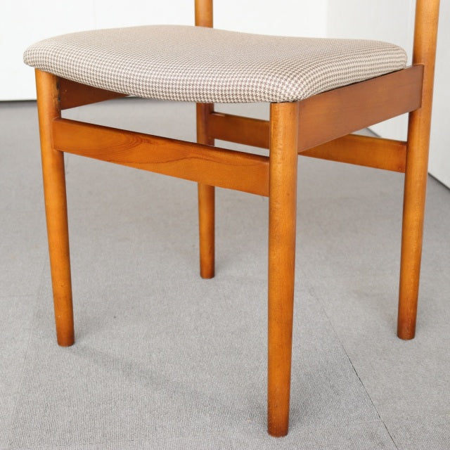 VINTAGE TEAK DINING CHAIR ヴィンテージダイニングチェア チーク材　座面張替済　商品番号23187d