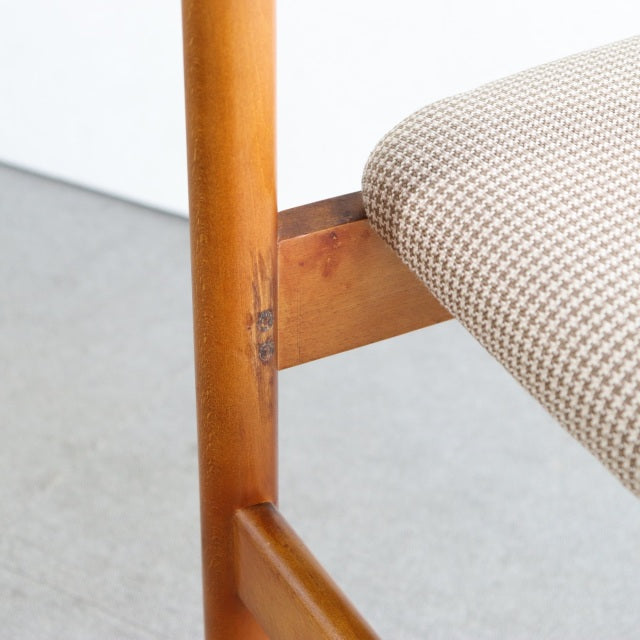VINTAGE TEAK DINING CHAIR ヴィンテージダイニングチェア チーク材　座面張替済　商品番号23187d
