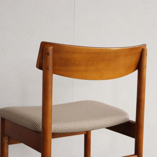 VINTAGE TEAK DINING CHAIR ヴィンテージダイニングチェア チーク材　座面張替済　商品番号23187d