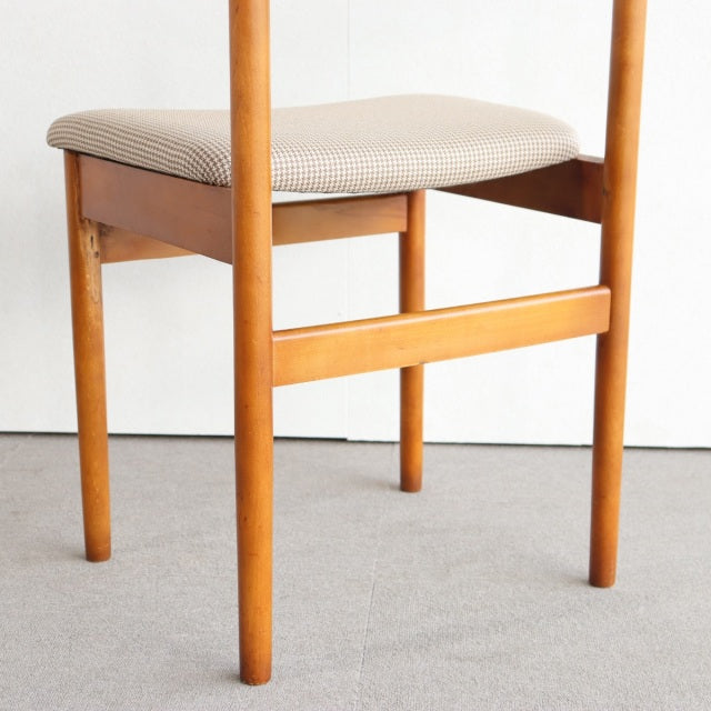VINTAGE TEAK DINING CHAIR ヴィンテージダイニングチェア チーク材　座面張替済　商品番号23187d