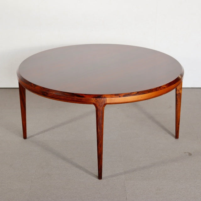 デンマーク製ラウンドコーヒーテーブル by Johannes Andersen【ヨハネスカット】 ItemCode-SKOV126 | 送料込