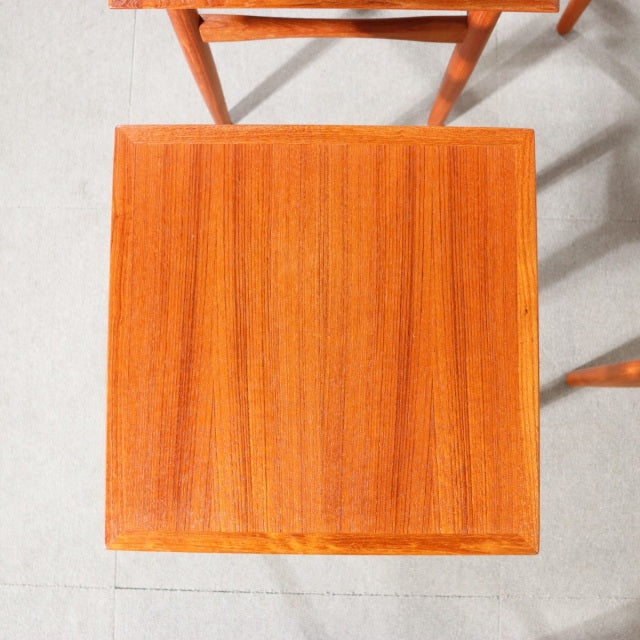 デンマーク製ネストテーブル designed by Poul Hundevad【しょうちゅうだい】　ItemCode-SKOV64 | 送料込