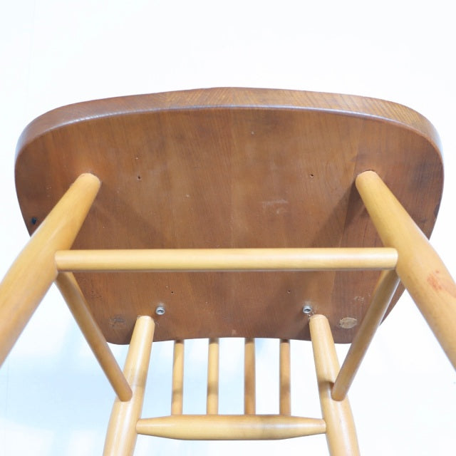【こんな人に向いています】　アーコールERCOL　type608スティックバックチェア　送料込　2脚目以降割引あり　商品番号27109a