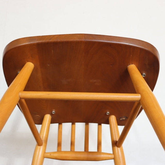 持ち帰り専用！【こんな人に向いています】　アーコールERCOL　type608スティックバックチェア　送料込　2脚目以降割引あり　商品番号27109c