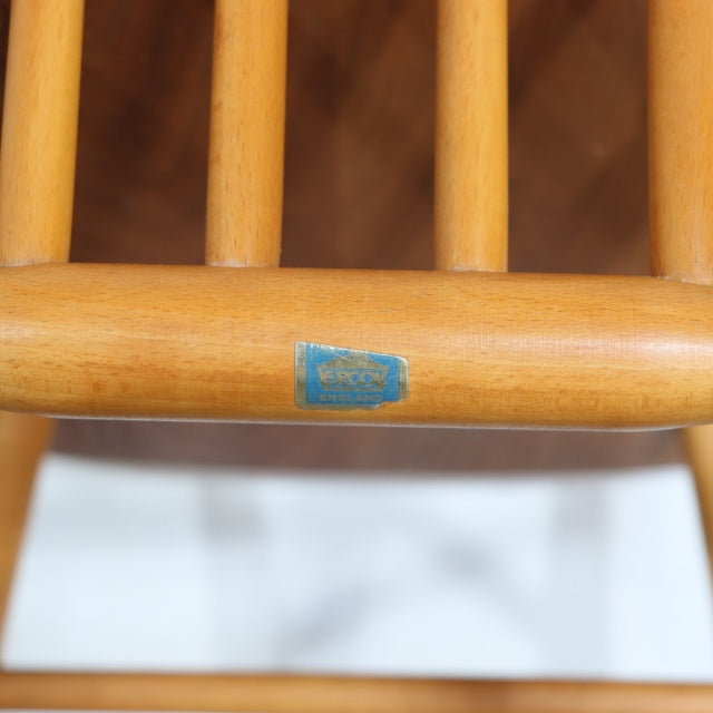 持ち帰り専用！【こんな人に向いています】　アーコールERCOL　type608スティックバックチェア　送料込　2脚目以降割引あり　商品番号27109c