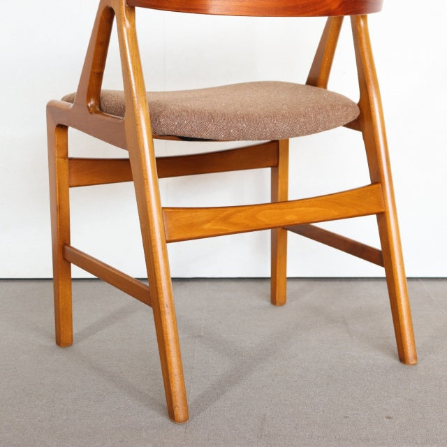 Henning Kjaernulf/model72/ダイニングチェア　デンマーク製　世界の尾州ウールにて座面張替済　送料込　２脚目以降割引有 商品番号30094b