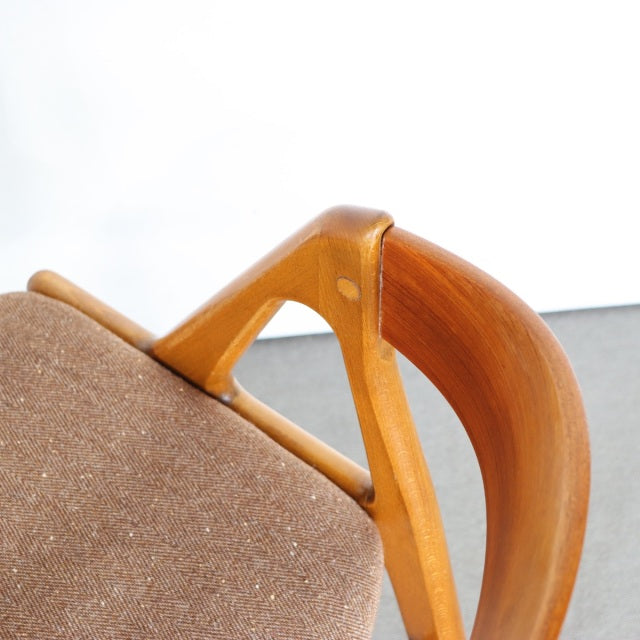 Henning Kjaernulf/model72/ダイニングチェア　デンマーク製　世界の尾州ウールにて座面張替済　送料込　２脚目以降割引有 商品番号30094b