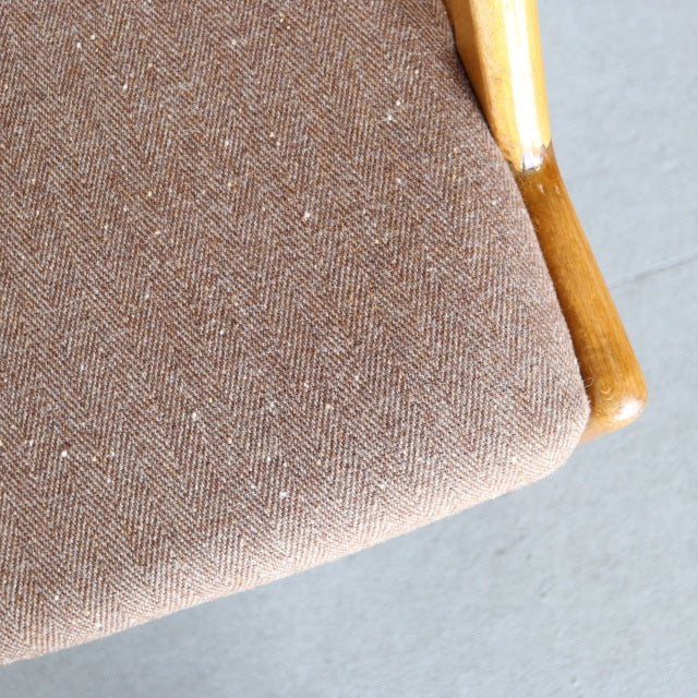 Henning Kjaernulf/model72/ダイニングチェア　デンマーク製　世界の尾州ウールにて座面張替済　送料込　２脚目以降割引有 商品番号30094b