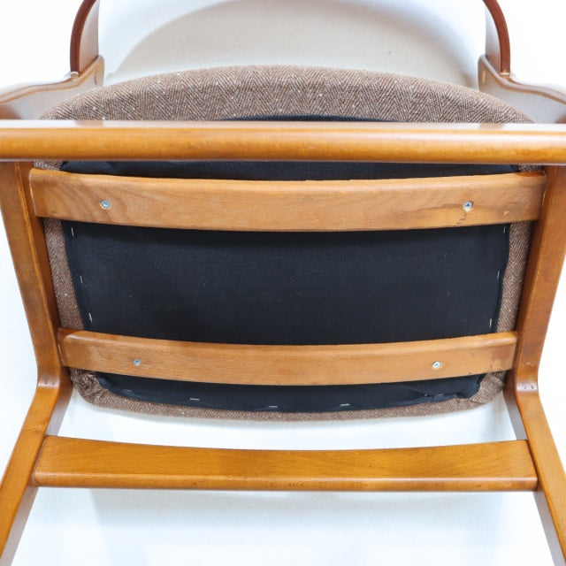 Henning Kjaernulf/model72/ダイニングチェア　デンマーク製　世界の尾州ウールにて座面張替済　送料込　２脚目以降割引有 商品番号30094b