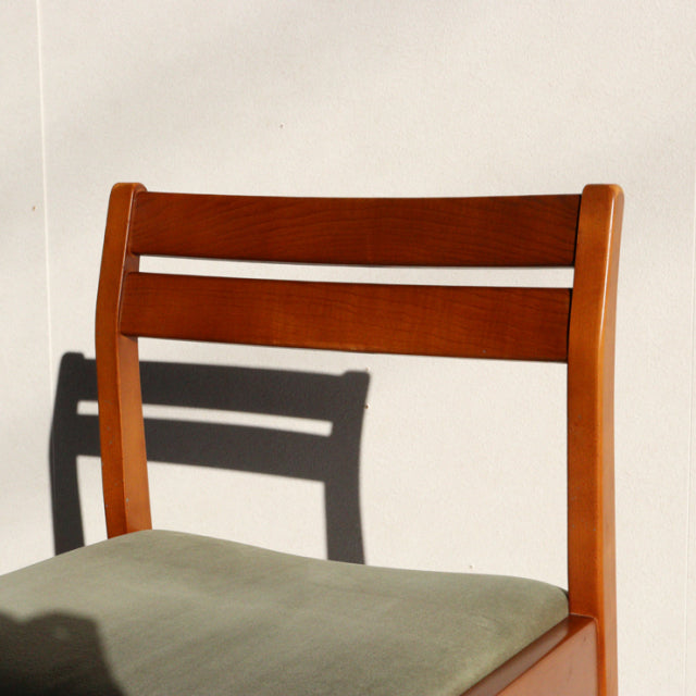 M様引き取り専用　いす。　淡緑。　ヴィンテージのダイニングチェア　商品番号25111a