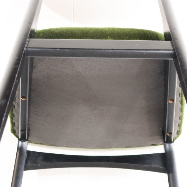 Ｍ様　引き取り専用　ネイサンNATHAN  TOLA and BLACK  ダイニングチェア 座面張替え済み　商品番号25061d