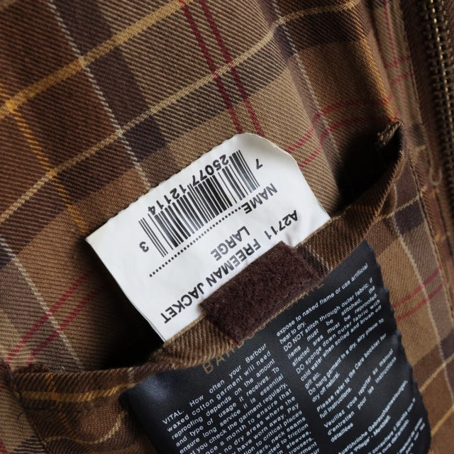 バブアー Barbour Freeman Jacket オイル抜きandクリーニング済み　ItemCode-23088i | 送料込