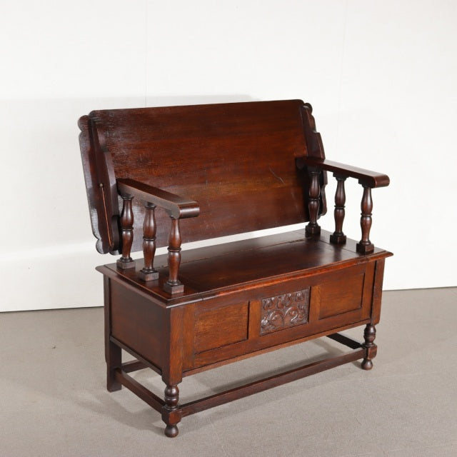 1930年代アンティークモンクスベンチ | ItemCode-AVON19 | 送料込