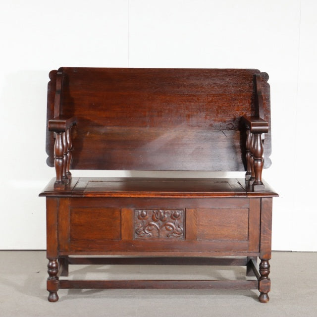 1930年代アンティークモンクスベンチ | ItemCode-AVON19 | 送料込