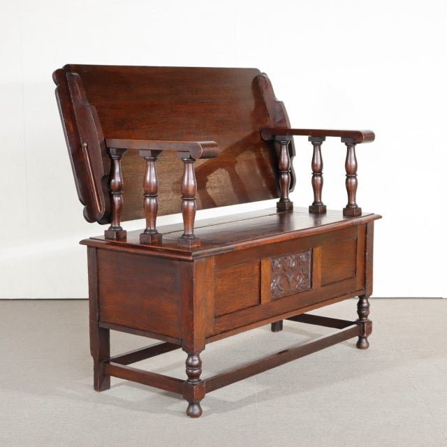 1930年代アンティークモンクスベンチ | ItemCode-AVON19 | 送料込