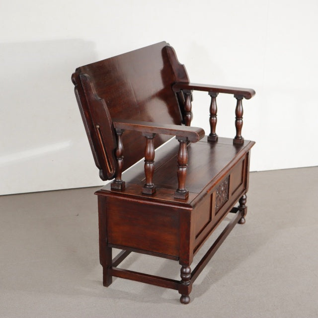 1930年代アンティークモンクスベンチ | ItemCode-AVON19 | 送料込