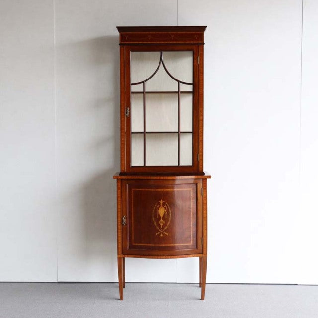 こっちのアンティーク！なぜこの価格か知りたい人はクリック！！　 Edwardian cabinet エドウォーディアンキャビネット 　商品番号24156