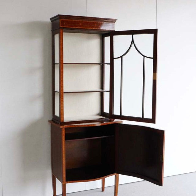 こっちのアンティーク！なぜこの価格か知りたい人はクリック！！　 Edwardian cabinet エドウォーディアンキャビネット 　商品番号24156