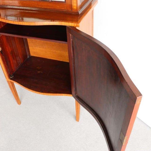 こっちのアンティーク！なぜこの価格か知りたい人はクリック！！　 Edwardian cabinet エドウォーディアンキャビネット 　商品番号24156