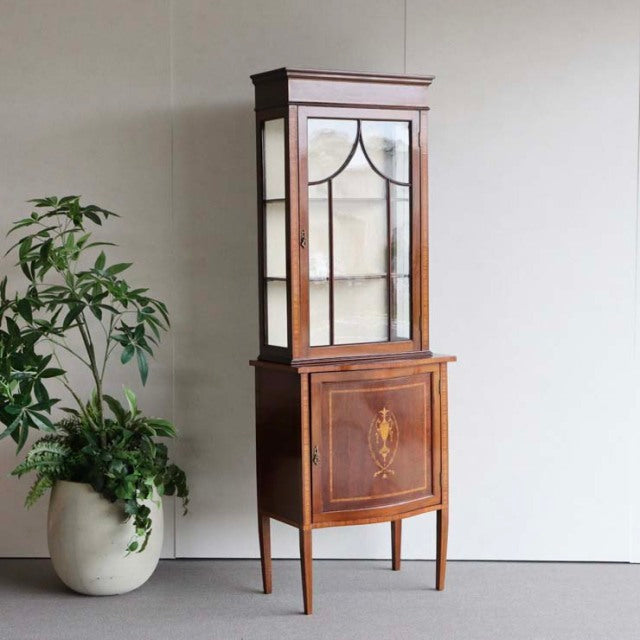 こっちのアンティーク！なぜこの価格か知りたい人はクリック！！　 Edwardian cabinet エドウォーディアンキャビネット 　商品番号24156