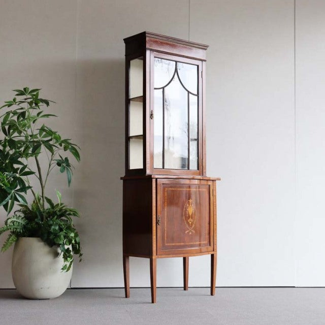 こっちのアンティーク！なぜこの価格か知りたい人はクリック！！　 Edwardian cabinet エドウォーディアンキャビネット 　商品番号24156