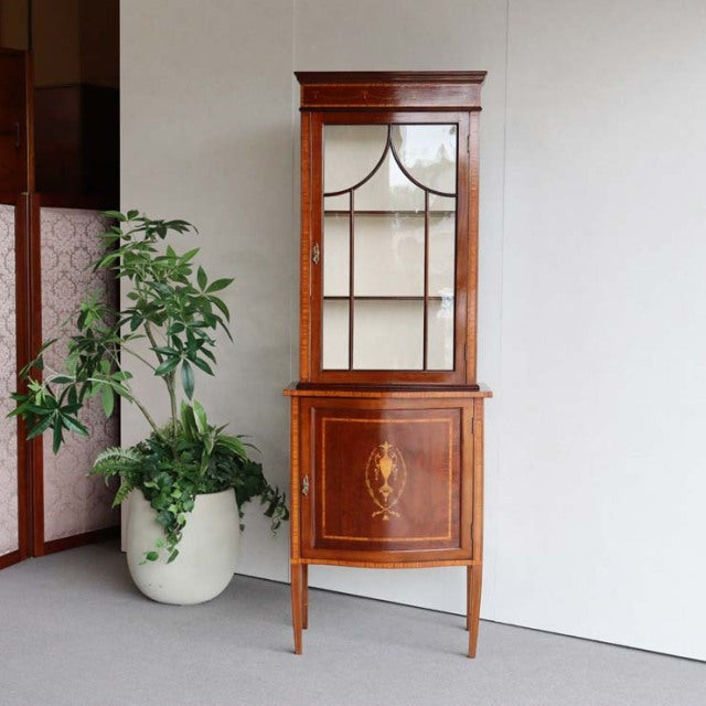こっちのアンティーク！なぜこの価格か知りたい人はクリック！！　 Edwardian cabinet エドウォーディアンキャビネット 　商品番号24156