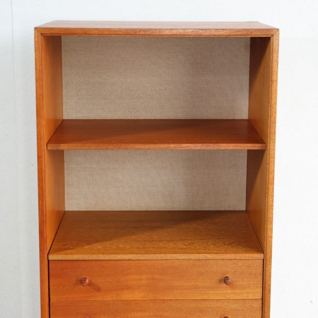 【S様専用】チーク材のヴィンテージレコードキャビネット　大　商品番号27138