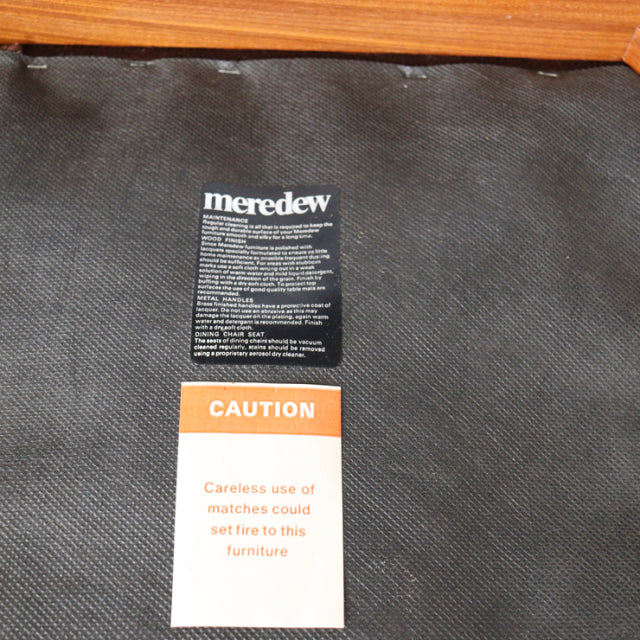 いす。　濃茶。　メレデューMEREDEWのダイニングチェア　商品番号24149c