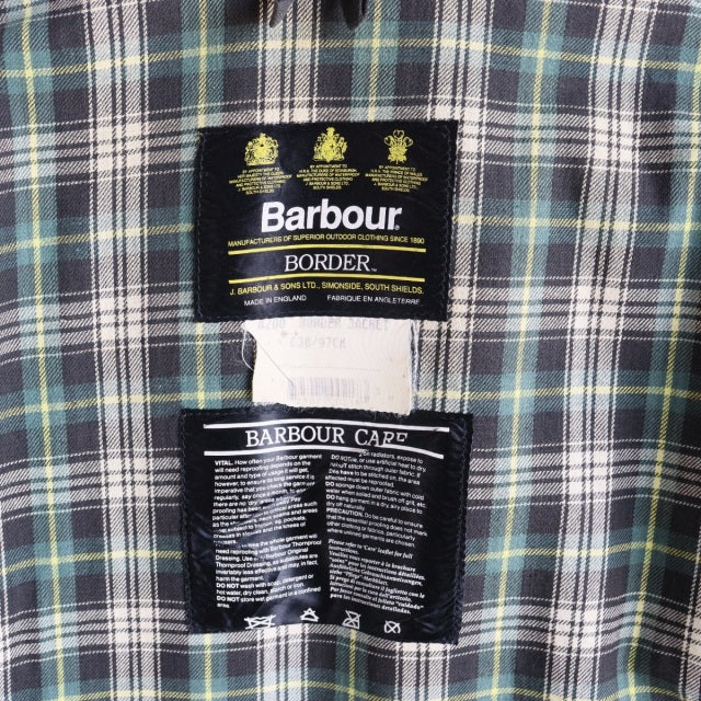 バブアー Barbour　BORDER size38 オイル抜きandクリーニング済み　ItemCode-23088p | 送料込
