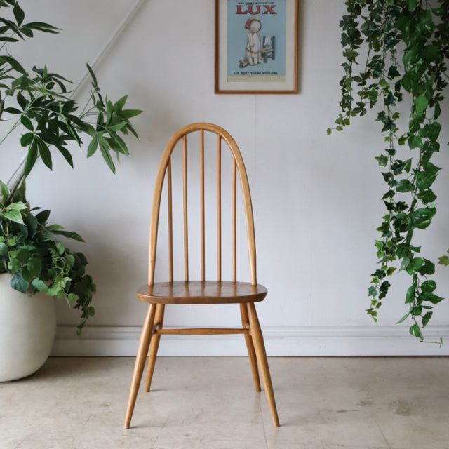 【121093】アーコール（ERCOL）クエーカーチェア【ナチュラル】