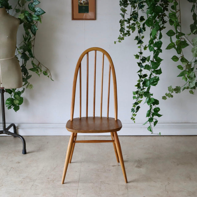 【121095】アーコール(ERCOL)クエーカーチェア【ナチュラル】