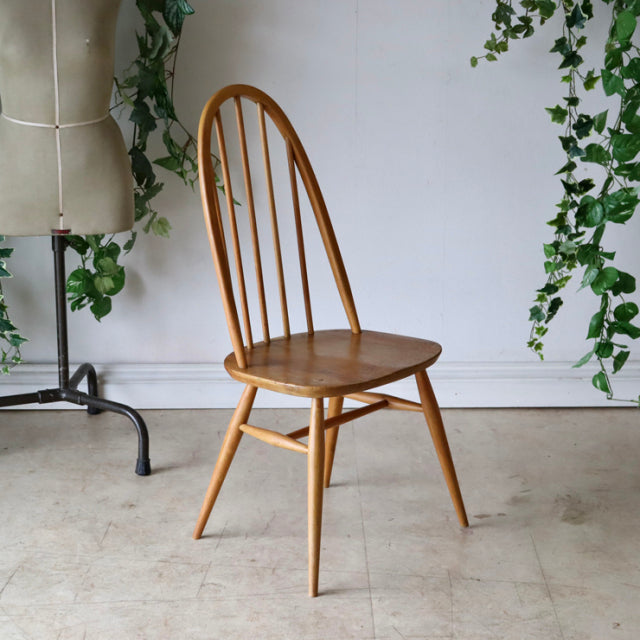 【121095】アーコール(ERCOL)クエーカーチェア【ナチュラル】