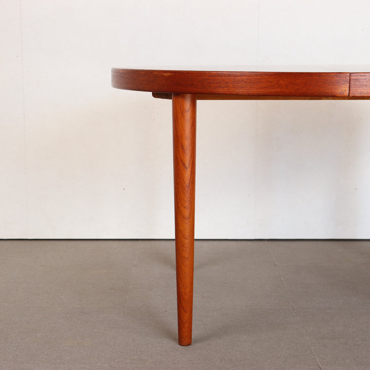 北欧ヴィンテージ ラウンドダイニングテーブル 拡張式 | ItemCode-JORD21 | 送料込 |【こぼ】