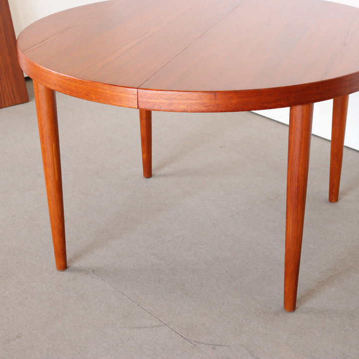 北欧ヴィンテージ ラウンドダイニングテーブル 拡張式 | ItemCode-JORD21 | 送料込 |【こぼ】