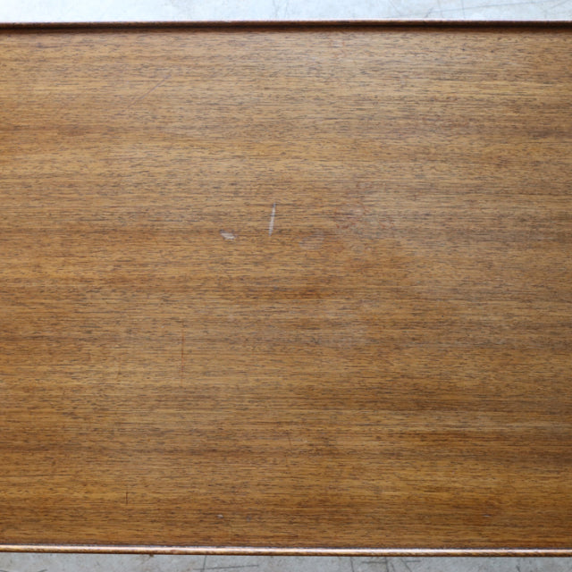 Vintage G-Plan mid-century teak coffee table top with rich wood grain and smooth finish.