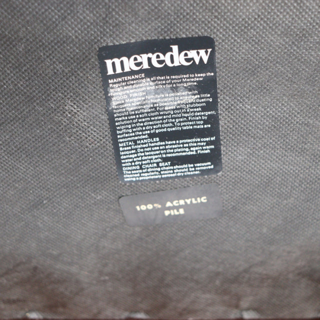 いす。　濃茶。　メレデューMEREDEWのダイニングチェア　　商品番号24149e