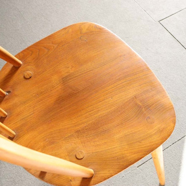 こっちのアーコール（ERCOL）クエーカーチェア【ナチュラル】　商品番号【23147d】
