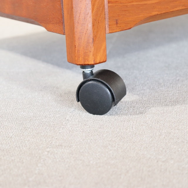 【ダイニングテーブルになれなかったチーク材のお話】　デンマーク製　ヴィンテージチーク材トロリー　ItemCode-29046 | 送料込