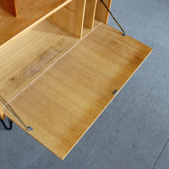 【comingsoon!】　Cabinet with bookcase　ItemCode-SKOV27b