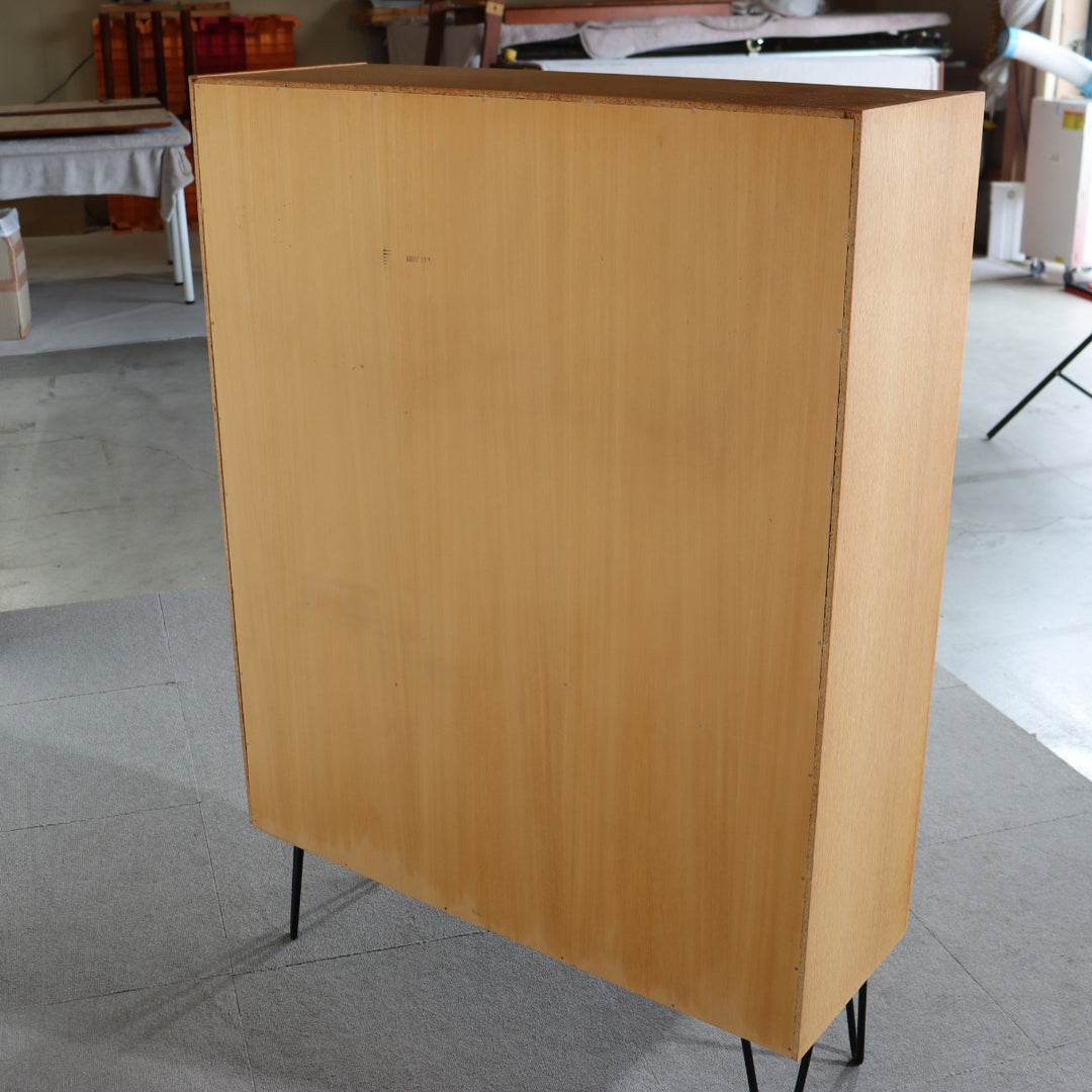 【comingsoon!】　Cabinet with bookcase　ItemCode-SKOV27b
