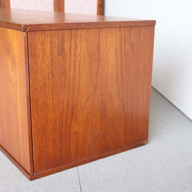 Vintage teak mid-century Avalon sideboard with rich wood grain and clean British-Danish design lines.
