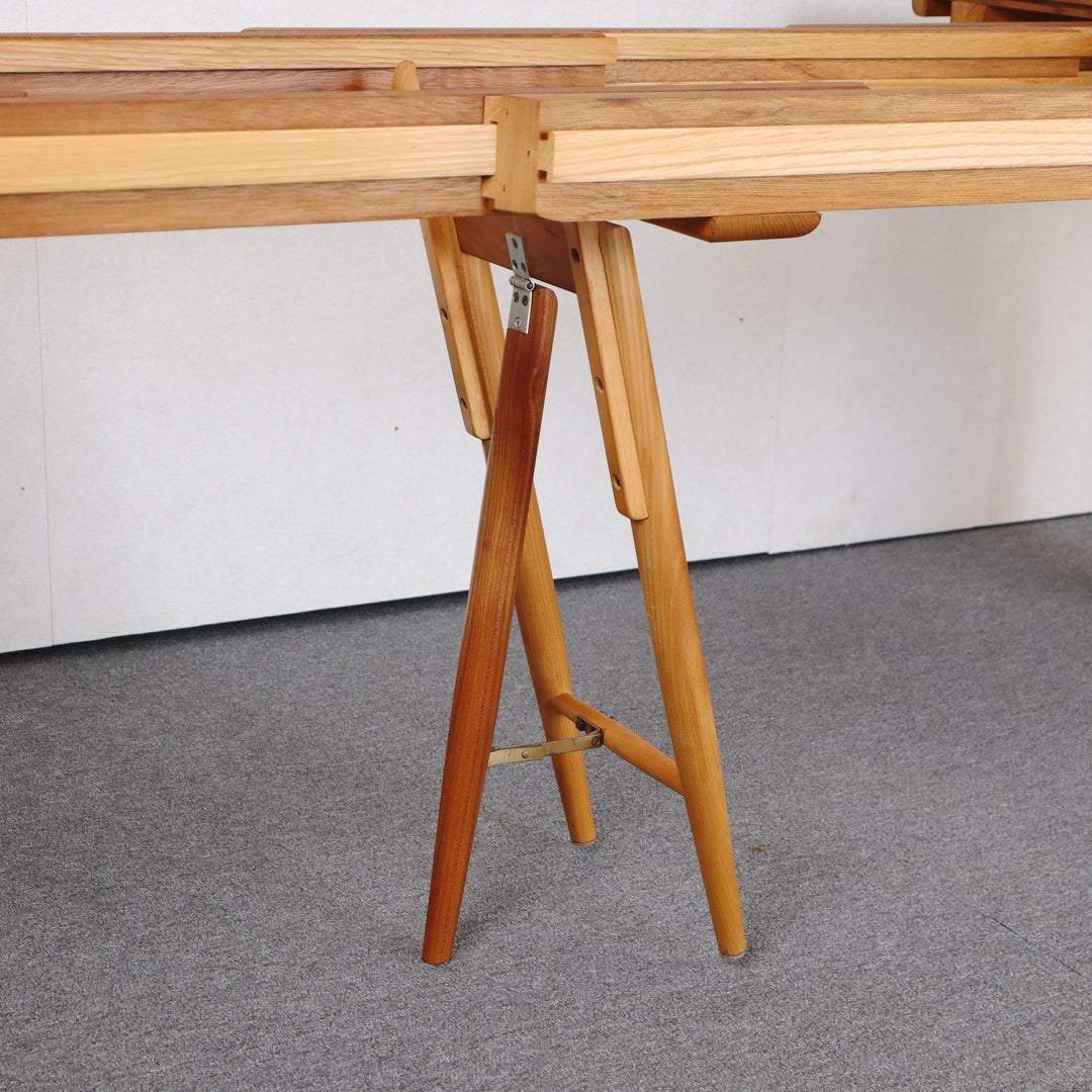 Sorø Stolefabrik北欧ヴィンテージ ラウンドダイニングテーブル 拡張式 | ItemCode-VIND87 | 送料込 【控えすぎている件】