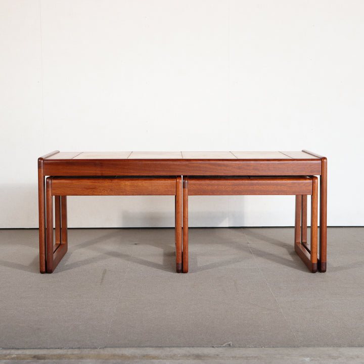 【comingsoon!】　TILED TOP NEST OF COFFEE TABLES (X3) ItemCode-AVON39 | 送料込