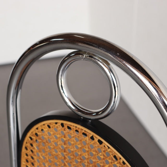 トーネットThonet NO. 17 クロム ハイバックダイニングチェア ダメージあり　ItemCode-23134b | 送料込