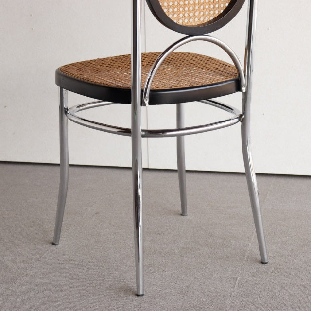 トーネットThonet NO. 17 クロム ハイバックダイニングチェア ダメージあり　ItemCode-23134b | 送料込