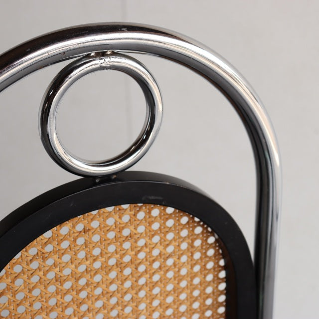 トーネットThonet NO. 17 クロム ハイバックダイニングチェア ダメージあり　ItemCode-23134b | 送料込
